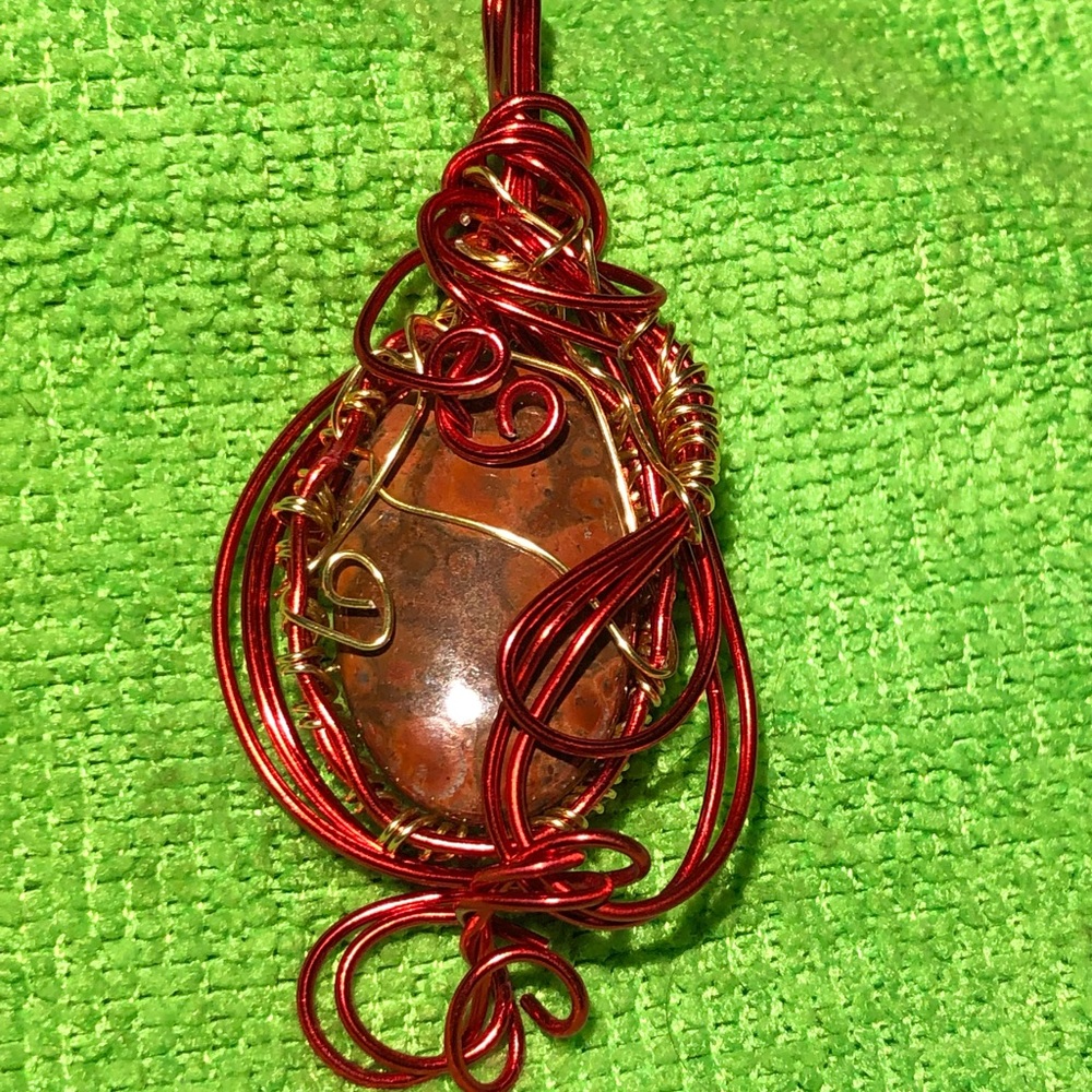 Poppy Jasper Pendant